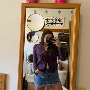 Blue and Red Flannel